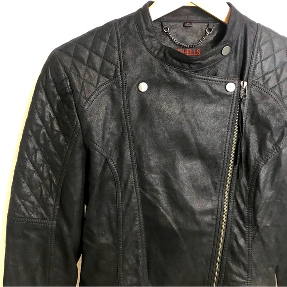 Italian leather biker jacket - Picture 2 of 6
